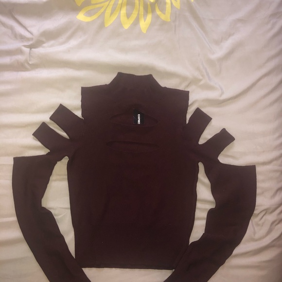 Express Sweaters - Express cut out sweater